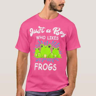 Froschtiere Fun Boy Lieben Frösche T-Shirt