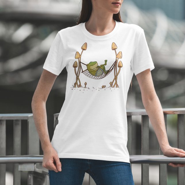 Froschtierkühlung in der Hammock T-Shirt (Von Creator hochgeladen)