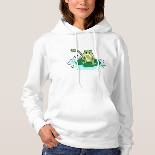 Froschtoilette Hoodie (Vorderseite)