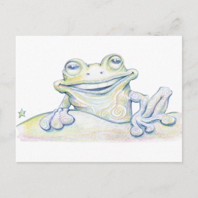 Froschwirl Postkarte (Vorderseite)
