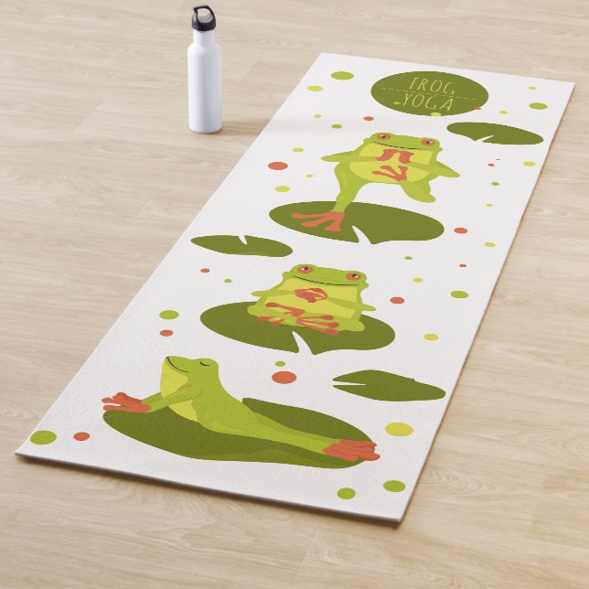 Froschyoga-Pose Yogamatte (Beispiel)