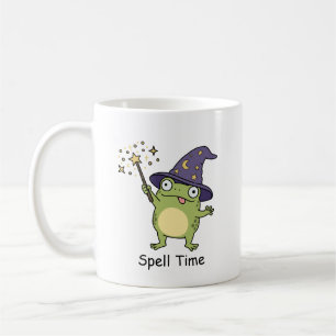 Froschzauberer beim Zaubern Kaffeetasse