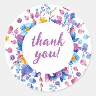 Frost Berry Winter Party Runder Aufkleber