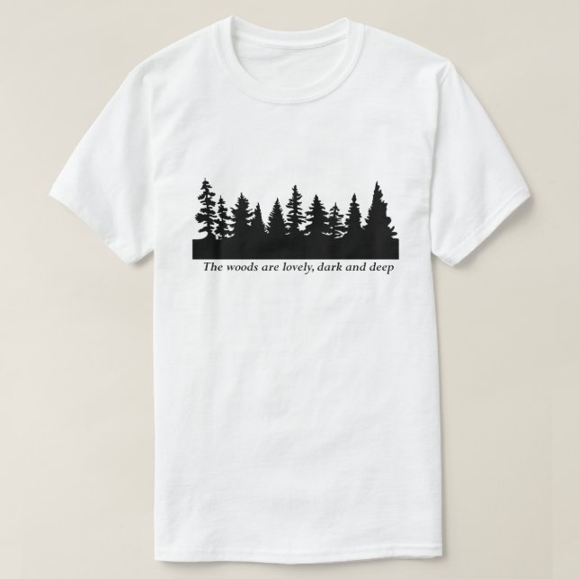 Frost - das Holz ist reizend dunkel, und tief T-Shirt (Design vorne)