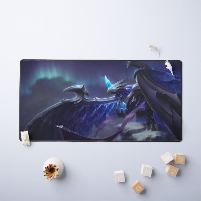 Frost Dragon Gaming Deskmat | Maßgeschneiderte Mat (Kindertisch)