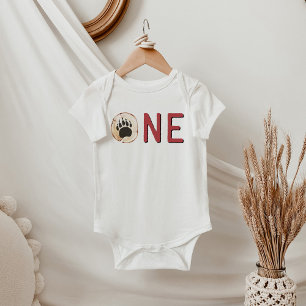 FROST Lumberjack Bear Mountain 1. Geburtstag Baby Strampler