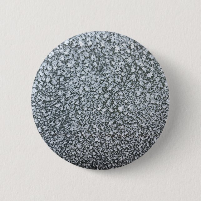 Frost Nahaufnahme auf Autofenster Button (Vorderseite)