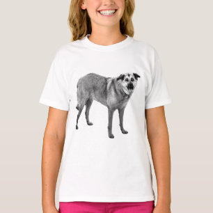 Frost-Rand-Pose, tibetische Mischung T-Shirt