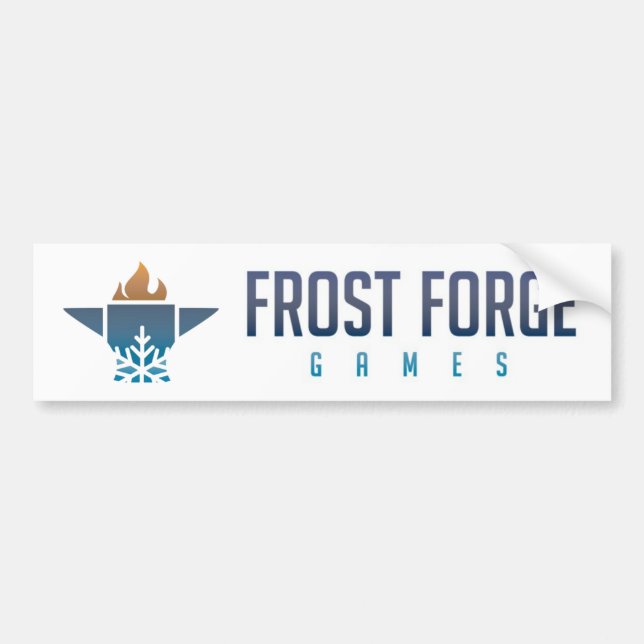 Frost-Schmiede-Spiel-Autoaufkleber Autoaufkleber (Vorne)