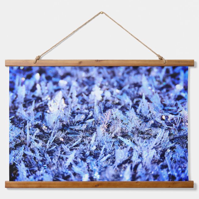 Frost Wandteppich Mit Holzrahmen (Vorne)