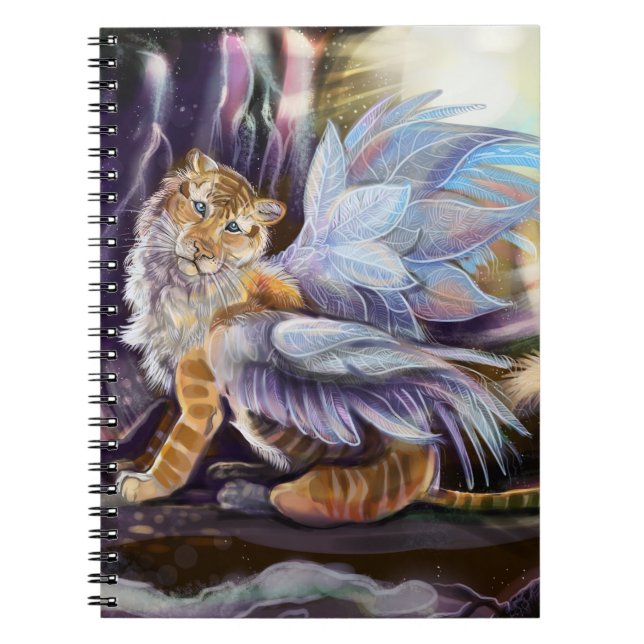 Frost Wing Tiger Notizblock (Vorderseite)