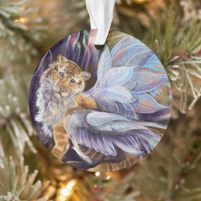 Frost Wing Tiger Ornament (Baum)