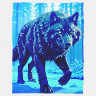 Frost Wolf Fleecedecke