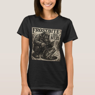 Frostbite & Big Bites – Vintage-Eisfischerei-Ill T-Shirt