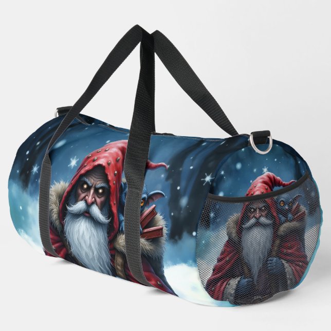 Frostbite Santa und sein Schabernack-Elf. Duffle Bag (Rechte Ecke)