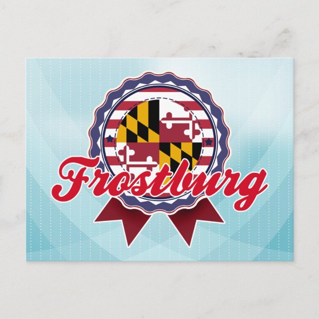 Frostburg, MD Postkarte (Vorderseite)
