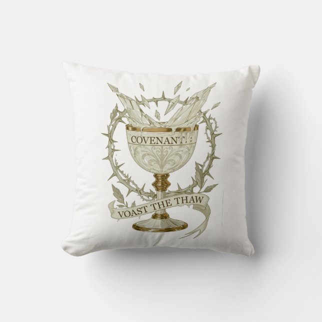 Frosted Chalice Covenant T-Shirt | Toast the Thaw Kissen (Vorderseite)