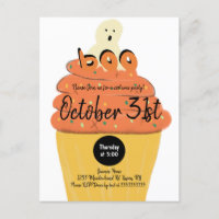 Frosted Cupcake-Geist-Kostüm Halloween-Party-Einla