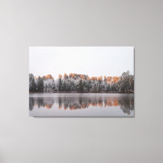 Frosted Forest auf Leinwand