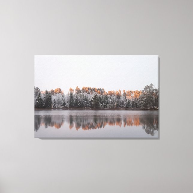 Frosted Forest auf Leinwand (Vorderseite)