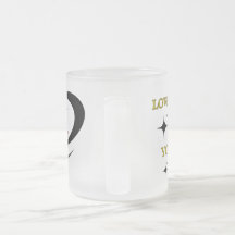 Frosted Glass Becher liebe dich selbst du bist der