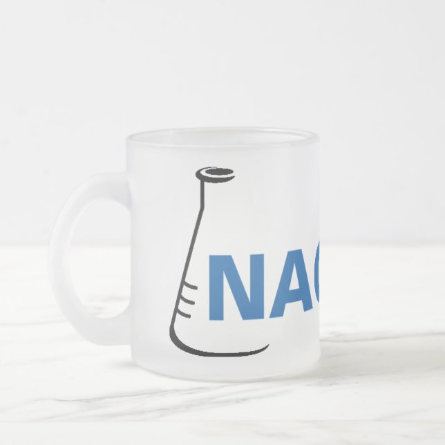 Frosted NAOSMM Logo Mug Mattglastasse (Links)