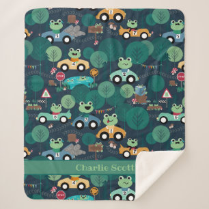 Froster Rennfahrer Kinder Personalisiert Sherpadecke