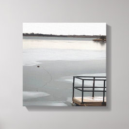 Froster See Leinwanddruck