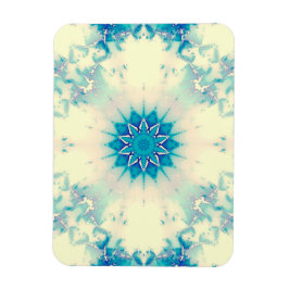 Frostes Wasser Frostig Blaue Winterschneeflocke Magnet