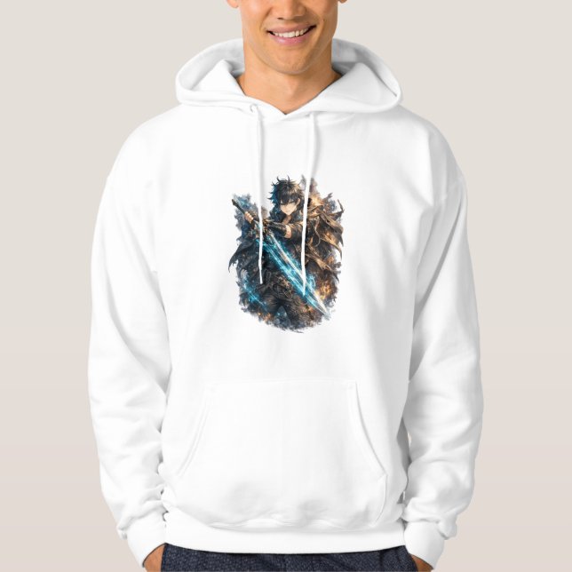 Frostfire Blade Warrior Hoodie (Vorderseite)