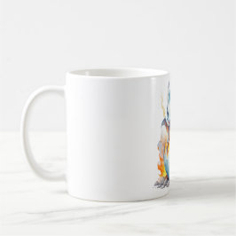 Frostfire Hatchling Blue Dragon Fantasy Kaffeetasse