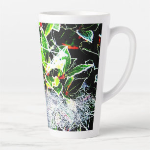 frostgedecktes Foto Milchtasse