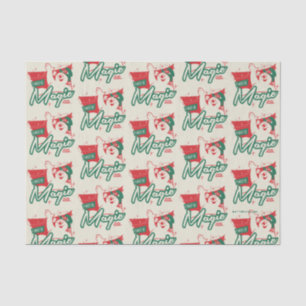 Frostig der Schneemann - Es muss magisch sein Seidenpapier