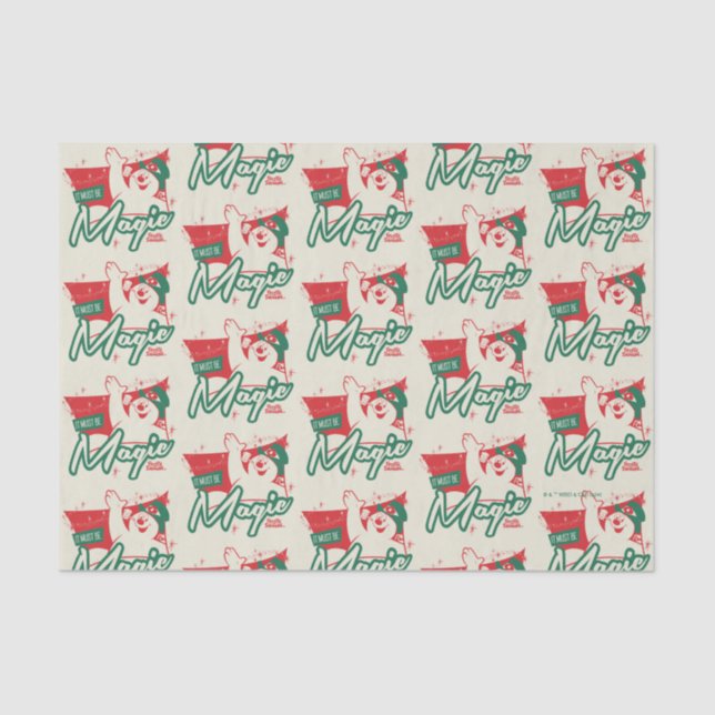 Frostig der Schneemann - Es muss magisch sein Seidenpapier (Vorderseite)