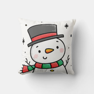 Frostig der Snowman-Baby-Bodysuit Kissen