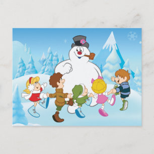 Frostig der Snowman™ Winter Feiertagspostkarte