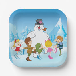 Frostig der Snowman™ Winter Pappteller