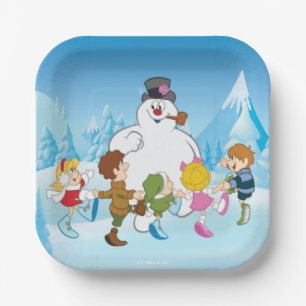 Frostig der Snowman™ Winter Pappteller