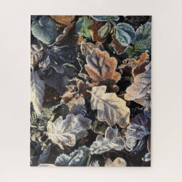 Frostige Blätter Puzzle