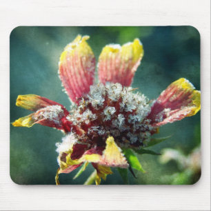 Frostige Blume Mousepad