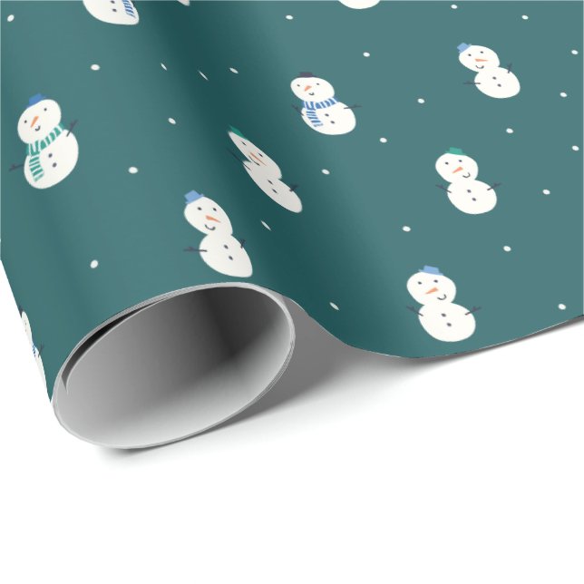 Frostige Freunde von Primary.com Geschenkpapier (Rolleneckpunkt)