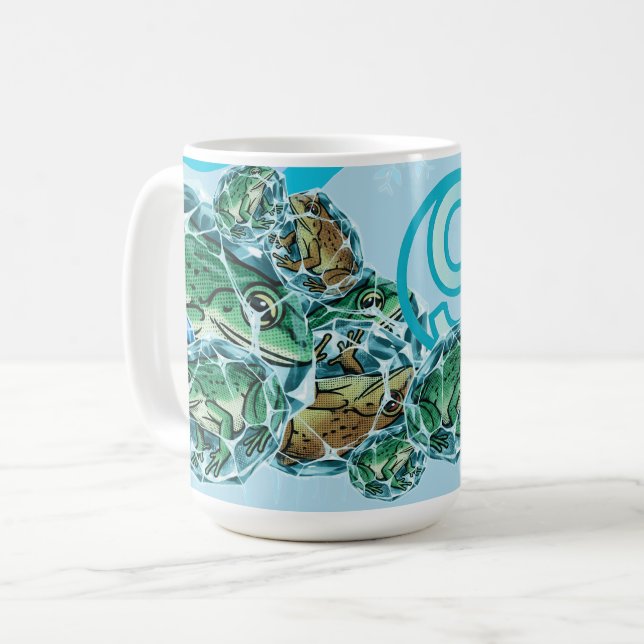 Frostige Frösche Touhou Project Cirno Hommage Kaffeetasse (Vorderseite Links)