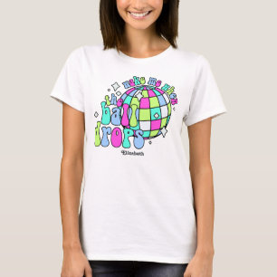 Frostige Neon-Retro-Silvesterparty T-Shirt