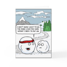 Frostige Snowman Funny Card trainieren