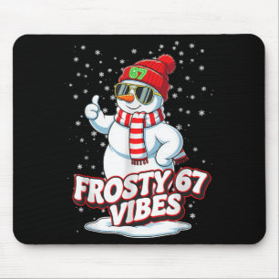 Frostige Stimmung 67 Schneemann für Winter - Six S Mousepad