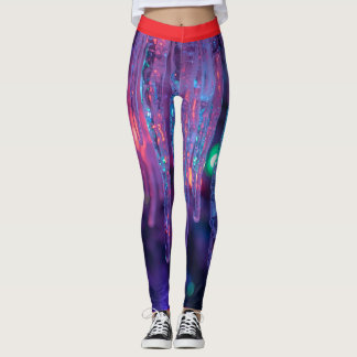 Frostige Winter-Eiszapfen-Leggings Leggings