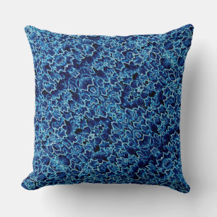 Frostiger blauer Efeu Cool Kissen