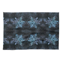Frostiges Schneeflocken-Wintermuster-Festtags-Char