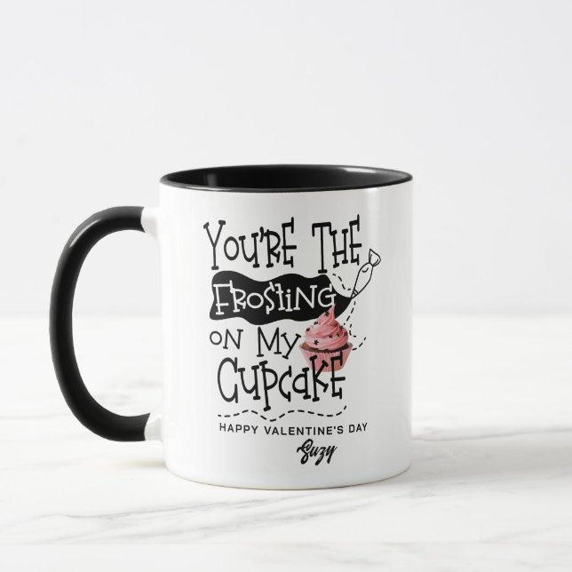 Frosting On My Cupcake Valentine Mug - Playful Tasse (Links)