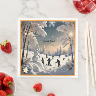 "Frostküss-Momente" Serviette